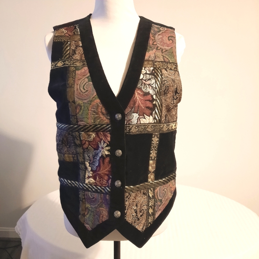 Patchwork vest Size small